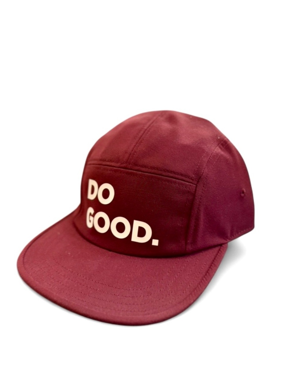 Cotopaxi Maroon 5-Panel ‘Do Good’ Cap with Adjustable Strap (NWT)